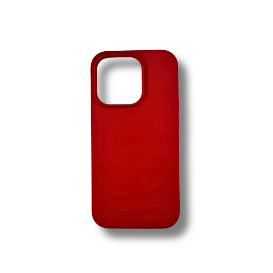 Silikon Case Rot für Apple iPhone 14 Pro