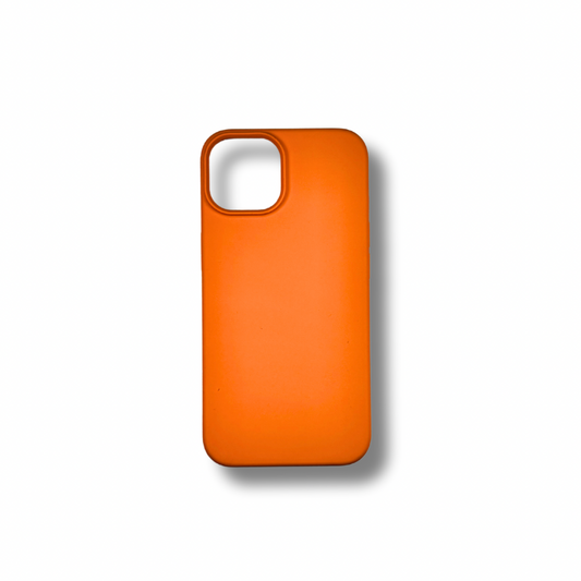 Silikon Case Orange für Apple iPhone 14