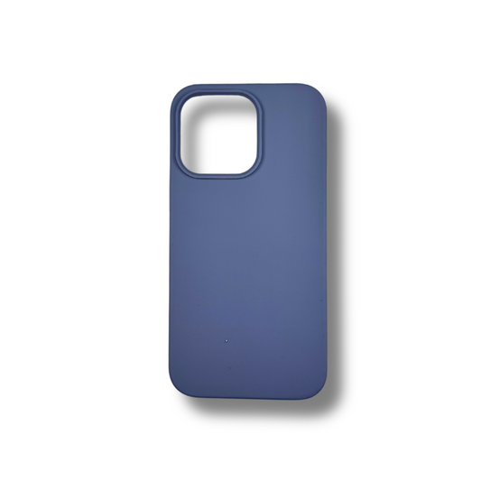 Silikon Case Blau/Grau für Apple iPhone 14 Pro