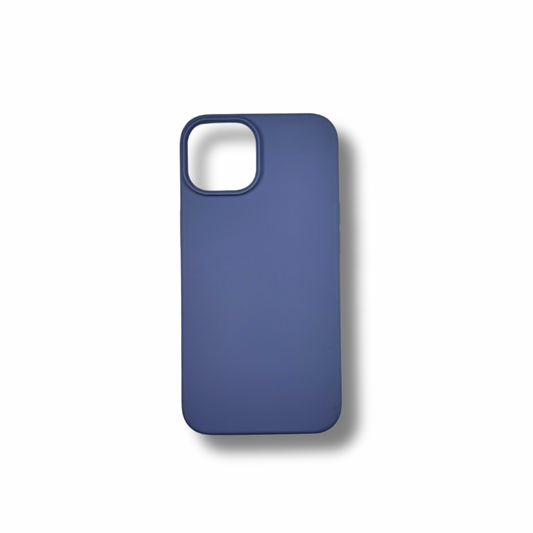 Silikon Case Grau/Blau für Apple iPhone 14